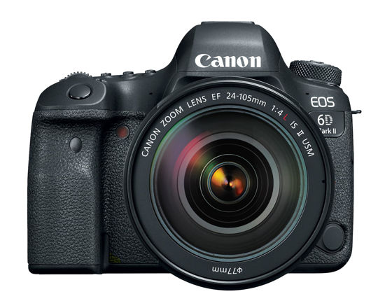 Picture of Canon EOS 6D Mark II DSLR Camera with EF 24-105mm USM Lens, WiFi Enabled Black