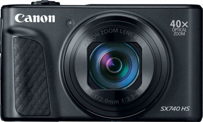 Picture of Canon PowerShot SX740 HS Camera with 40x Optical Zoom and 20.3 Megapixel CMOS Sensor (International Model, Black)