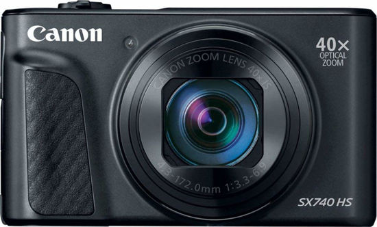 Picture of Canon PowerShot SX740 HS Camera with 40x Optical Zoom and 20.3 Megapixel CMOS Sensor (International Model, Black)