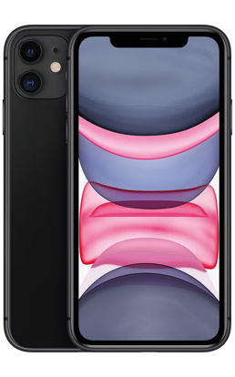 Picture of Apple iPhone 11, 64GB, Black - Unlocked (Renewed)