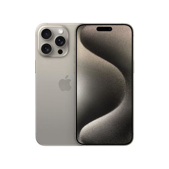 Picture of Apple iPhone 15 Pro Max, 256GB, Natural Titanium - Unlocked (Renewed Premium)
