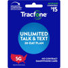 Picture of Tracfone $15 Unlimited Talk and Text / 30 Days
