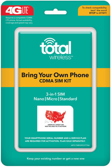 Picture of Total Wireless Universal CDMA Sim Kit
