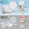 Picture of DONAMA Cervical Pillow for Neck and Shoulder,Contour Memory Foam Pillow,Ergonomic Neck Support Pillow for Side Back Stomach Sleepers with Pillowcase