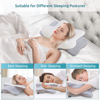 Picture of DONAMA Cervical Pillow for Neck and Shoulder,Contour Memory Foam Pillow,Ergonomic Neck Support Pillow for Side Back Stomach Sleepers with Pillowcase