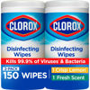 Picture of Clorox Disinfecting Wipes Value Pack, Bleach Free Cleaning Wipes, 75 Count Each, Pack of 2, Packaging May Vary