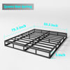 Picture of HUEIIS Queen Box Spring 5 Inch Low Profile Heavy Duty Metal Frame Mattress Foundation for Queen Size Bed, Quiet Noise-Free,Easy Assembly, 3000lbs Capacity