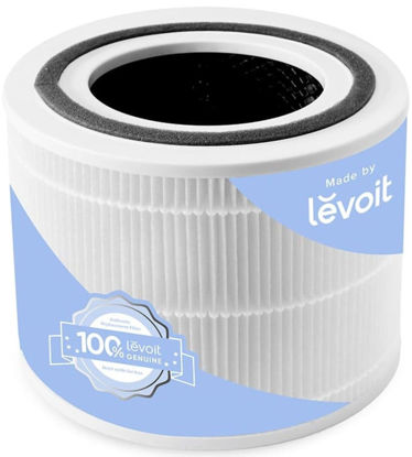 Picture of LEVOIT Genuine Core 300-P Air Purifier Replacement Filter, 3-In-1 Filter, High-Efficiency Activated Carbon, Core300-RF, 1 Pack, White