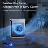 Picture of LEVOIT Air Purifiers for Home Large Room Up to 1800 Ft² in 1 Hr with Washable Pre-Filter, Air Quality Monitor, Smart WiFi, HEPA Sleep Mode for Allergies, Pet Hair in Bedroom, Vital 200S-P, White