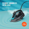 Picture of PurSteam SteamBurst+ 1750W Steam Iron, Ceramic Soleplate, Adjustable Steam, Burst of Steam, Self-Clean, Anti-Calc, Anti-Drip, Auto Shut-Off, Powerful & Long-Lasting Steam for All Fabrics