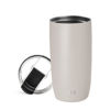Picture of Simple Modern Travel Coffee Mug Tumbler with Flip Lid | Reusable Insulated Stainless Steel Cold Brew Iced Coffee Cup Thermos | Gifts for Women Men Him Her | Voyager Collection | 16oz | Almond Birch