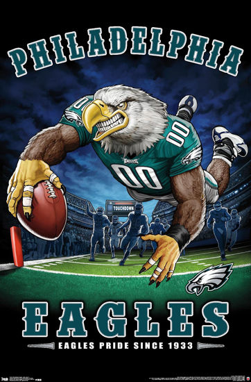 Picture of Trends International NFL Philadelphia Eagles - End Zone 17 Wall Poster, 22.375" x 34", Unframed Version