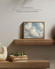 Picture of InSimSea Framed Wall Art for Living Room Cloud Canvas Art Wall Decor Bedroom Cloudy Artwork Retro Oil Paintings Pictures Prints Rustic Gallery Boho Vintage Flower Botanical Farmhouse Office 8x10In