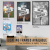 Picture of Personalized Canvas Gifts For Couples - Custom Vintage Street Sign Name And Date Canvas Poster Print, Christmas Gifts, Valentines Day, Wedding Gift - Gift Wrapping Available (Style 1)