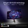 Picture of ASUS ROG Swift 32” 4K OLED Gaming Monitor (PG32UCDM) - UHD (3840 x 2160), QD-OLED, 240Hz, 0.03ms, G-SYNC Compatible, Custom Heatsink, Graphene Film, 99% DCI-P3, True 10-bit, 90W USB-C