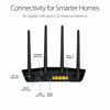 Picture of ASUS RT-AX55 AX1800 Dual Band WiFi 6 Gigabit Router, 802.11ax, Lifetime internet security, Parental Control, Mesh WiFi support, MU-MIMO, OFDMA, 4 Gigabit LAN Ports, Beamforming