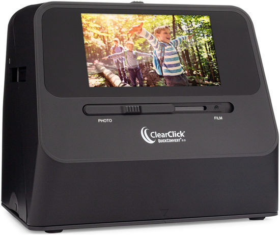 Picture of ClearClick QuickConvert 2.0 Photo, Slide, and Negative Scanner - Scan 4x6 Photos & 35mm, 110, 126 Film - No Computer Required - 22 MegaPixels