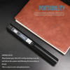 Picture of Portable Scanner, Handheld Photo Scanner, A4 Document Scanner for Picture Text Receipt Page in 300/600/900Dpi JPG PDF Format Hand Scanner Support USB Transfer Micro SD Card, No Driver
