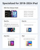 Picture of Metapen A11 Pencil for iPad 2018-2024, Faster Charge Pen for Apple iPad, Stylus Pen for iPad Air 3/4/5/M2, iPad Mini 5/6, iPad 6/7/8/9/10, iPad Pro 11"/12.9"/M4/Tilt sensitivity/Quick Button/Bluetooth
