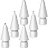 Picture of SIXFU Upgraded Tips for Apple Pencil, Mix Replacement Pencil Tips for Apple Pencil 2nd/ 1st Gen/USB-C/Pencil Pro Tips(6 PCS)