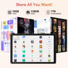 Picture of Tablet,10.1" Android Tablet with Octa-core Processor 10GB RAM 128GB ROM HD IPS Touchscreen 8H Battery, Wi-Fi 6, BT 5.0, Dual Camera, Google Tablets 2024