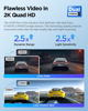 Picture of VIOFO A229 Plus Dash Cam Front and Rear, Dual STARVIS 2 Sensors, 2 Channel HDR, 1440P+1440P Voice Control Car Dash Camera, 5GHz Wi-Fi, Support 512GB Max, Voice Control, Ultra-Precise GPS