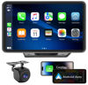 Picture of Apple Carplay Wireless Portable Touchscreen Car Stereo Bluetooth Voice Control 7" Apple Car Play & Android Auto Car Audio HD Screen with 1080p Backup Camera GPS Navigation/Mirror Link Fits All Cars