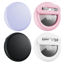 Picture of Air Tags-4 Pack Apple Kids Hidden Case, Airtag Tracker Holder with Invisible Pin, Anti Lost, for Kids, Elderly, Luggage, Clothing (Black White Pink Purple)