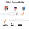 Picture of (Apple MFi Certified) iPhone AUX Cord for iPhone,Lightning to 1/8 Inch Audio Cable,3.3ft, Headphone Jack Adapter Male Aux Stereo Audio Cable Compatible for iPhone 14/13/12/11/XR/X/8/7 (White)