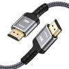Picture of Highwings 4K HDMI Cable 15FT, 2.0 High Speed 18Gbps HDMI Braided Cord-Supports (4K 60Hz HDR,Video 4K 2160p 1080p 3D HDCP 2.2 ARC-Compatible with Ethernet PS4/3 4K Projector Game Monitor ect-Grey