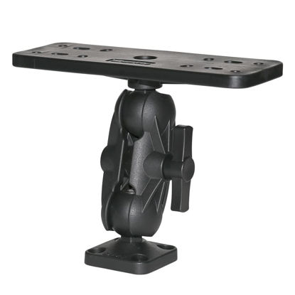 Picture of Scotty 0163 Ball-Mount Fish Finder and Universal Mounting Plate , Black , Large