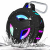 Picture of EBODA Bluetooth Shower Speaker, Portable Bluetooth Speakers, IP67 Waterproof Wireless Speaker with LED Light, Floating, 2000mAh, True Wireless Stereo for Kayak, Beach, Gifts for unisex -Black
