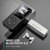 Picture of AGPTEK A02 MP3 Player with Bluetooth 5.3, 1.8 inch Screen Portable Music Player with Speaker, FM Radio, Voice Recorder, Supports Expanded Up to 128GB(Black, 32GB)