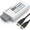 Picture of PORTHOLIC Wii to HDMI Converter 1080P for Full HD Device, Wii HDMI Adapter with 3,5mm Audio Jack&HDMI Output Compatible with Wii, Wii U, HDTV, Monitor-Supports All Wii Display Modes 720P, NTS