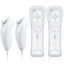 Picture of FASIGO Wii Remote with Nunchuck, Wii Controller with Nunchuck, Compatible with Nintendo Wii/Wii U, 2 Pack