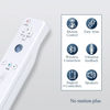 Picture of FASIGO Wii Remote with Nunchuck, Wii Controller with Nunchuck, Compatible with Nintendo Wii/Wii U, 2 Pack