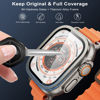 Picture of WSKEN for Apple Watch Ultra 2/Ultra Screen Protector 49mm,9H Tempered Glass + Titanium Alloy Frame, [Keep Original] [Touch Sensitive] Lightweight Protective Film iwatch 2 Pack,Original