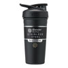 Picture of BlenderBottle Strada Shaker Cup Insulated Stainless Steel Water Bottle with Wire Whisk, 24-Ounce, Black