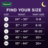 Picture of Depend Night Defense Adult Incontinence & Postpartum Bladder Leak Underwear for Women, Disposable, Overnight, Large, Blush, 56 Count (4 Packs of 14), Packaging May Vary