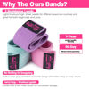 Picture of Fabric Resistance Bands for Working Out - Exercise Bands for Women and Men, Booty Bands for Legs and Butt, Yoga, Pilates, Rehab, Fitness and Home Workout