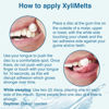 Picture of OraCoat XyliMelts Dry Mouth Relief Moisturizing Stick-On-Melts w/Xylitol, 100 Count, Slightly Sweet, Helps Stimulates Saliva for Dry Mouth, Non-Acidic