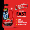 Picture of Drano Max Gel Drain Clog Remover and Cleaner for Shower or Sink Drains, Unclogs and Removes Hair, Soap Scum, Blockages, 32 oz