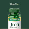 Picture of Nature's Bounty Iron 65mg, 325 mg Ferrous Sulfate, Cellular Energy Support, Promotes Normal Red Blood Cell Production, 100 Tablets