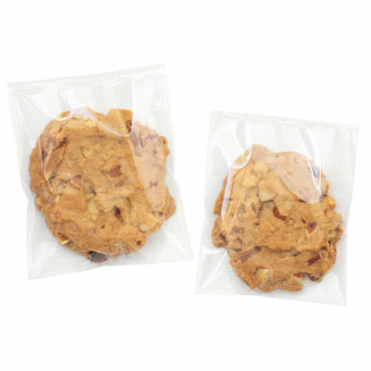 Picture of Morepack Clear Self Sealing Cellophane Bags,4x6 Inches 200 Pcs Cookie Bags Resealable Cellophane Bag for Packaging Cookies, Candy and Products
