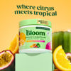 Picture of Bloom Nutrition Superfood Greens Powder, Digestive Enzymes with Probiotics and Prebiotics, Gut Health, Bloating Relief for Women, Chlorella, Juice Mix w/Beet Root Powder, 30 SVG, Orange Passionfruit