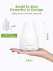 Picture of InnoGear Essential Oil Diffuser, Premium 5-in-1 Diffusers for Home Scent Aromatherapy Diffuser Air Desk Humidifier for Bedroom Large Room Office 7 Color LED 2 Mist Mode Waterless Auto Off, Basic White