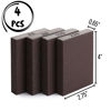 Picture of Bates- Sanding Sponge, 4 Pack, 60/80/120/220 Grit Assortment, Washable and Reusable, Sanding Block, Sandpaper Block, Sanding Blocks for Wood, Sanding Pad, Drywall Sanding Block, Drywall Sanding Sponge
