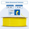 Picture of 3DHoJor High Speed PLA Filament 1.75mm,3D Printer Filament,1kg Cardboard Spool (2.2lbs),Dimensional Accuracy +/- 0.03 mm,Vacuum Packaging,Odor Free,Clog Free, Fit Most 3D FDM Printer,Yellow
