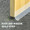 Picture of 49 Feet Silicone Seal Strip, Transparent Weather Stripping Door Seal, Draft Seal Insulation Tape Strip, Under Door Seal Strip for Window Seal and Door Bottom Seal, 3 Rolls-Total 49ft (Width 35mm)