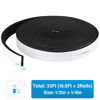 Picture of DGSL Foam Insulation Tape, Weather Stripping Door Seal Strip for Doors and Windows,Sliding Door,Sound Proof Soundproofing Door Seal,Weatherstrip,Air Conditioning Seal Strip (1/2In x 1/4In x 33Ft)